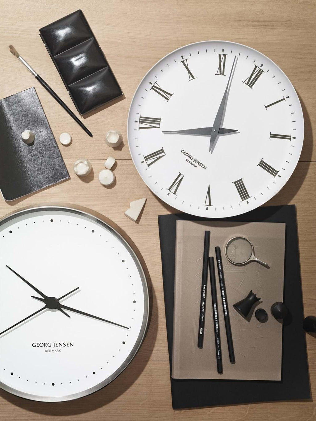 Hk Clock 40 cm från Vålamagasinet Klockor, Georg Jensen, Image-2