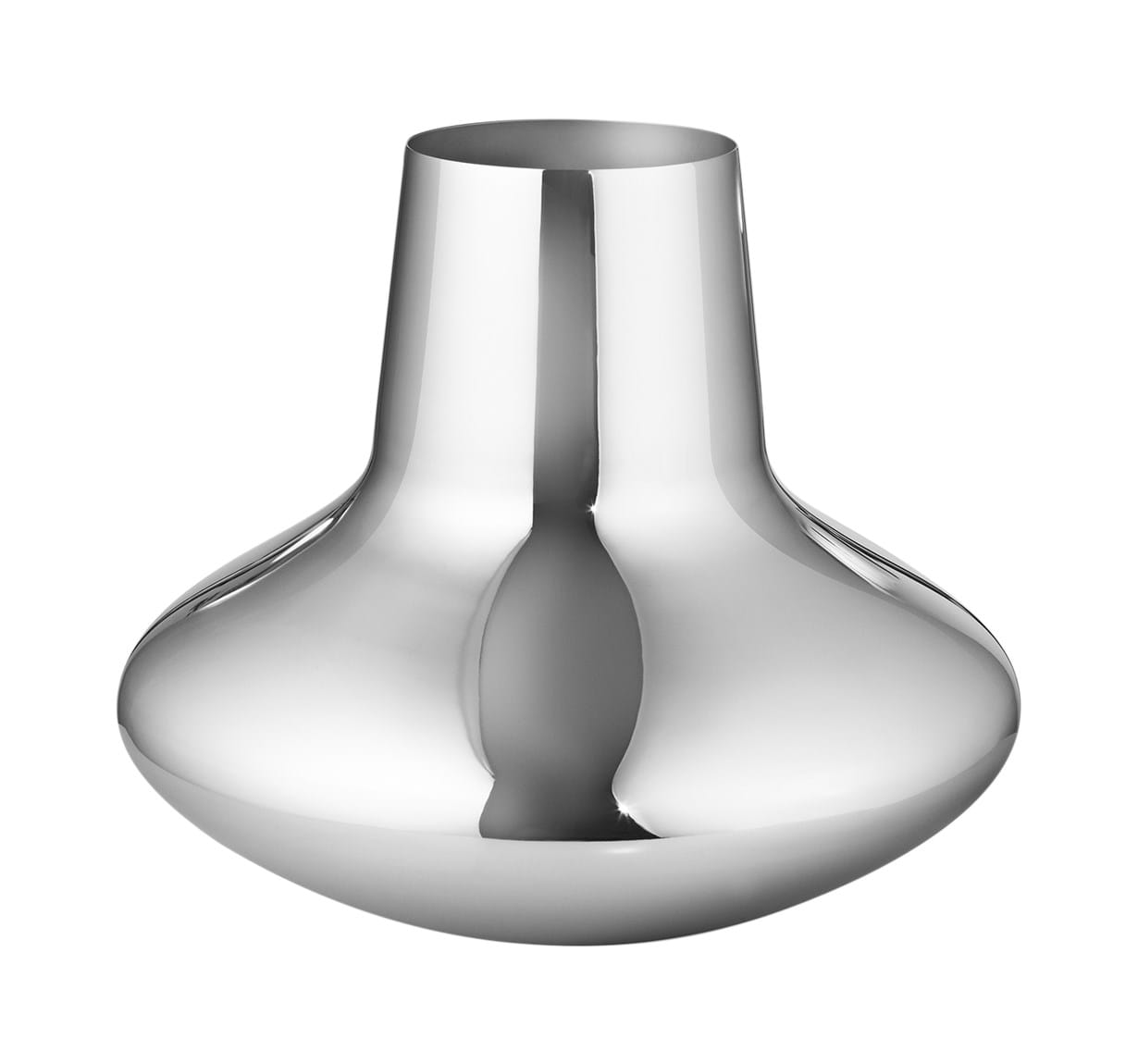 HK Vase - Stainless Steel från Vålamagasinet Krukor och vaser, Georg Jensen, Image-1