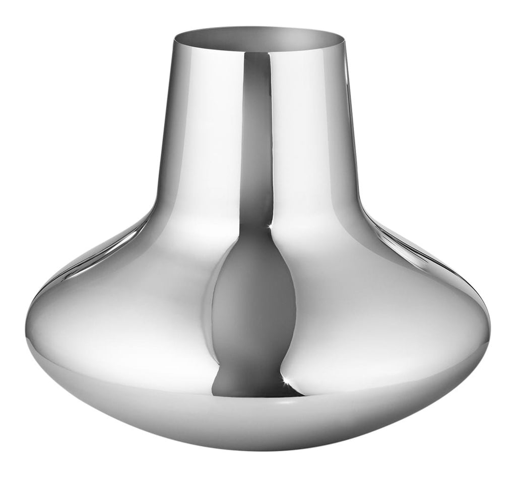 HK Vase - Stainless Steel från Vålamagasinet Krukor och vaser, Georg Jensen, Image-1