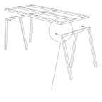 Loop Stand Table Support 160 cm från Vålamagasinet Matbord, HAY, Image-2