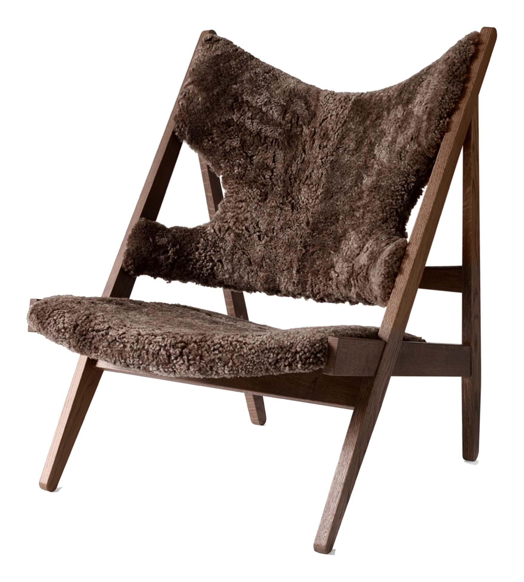 Knitting Lounge Chair Sheepskin från Vålamagasinet Fåtöljer, Audo Copenhagen, Image-1