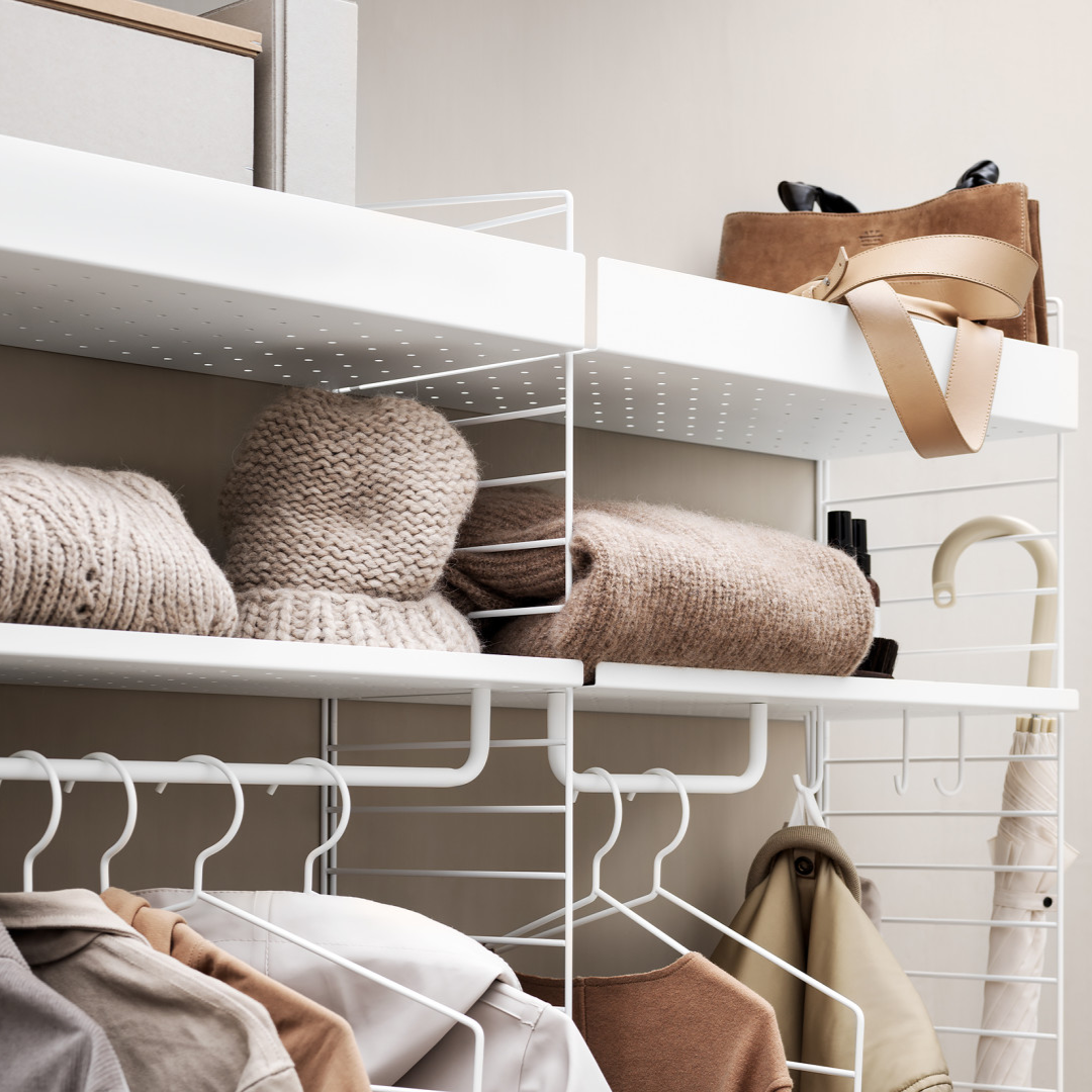 String Krokar För Metallhyllplan 5-pack från Vålamagasinet Hyllor, String, Image-4