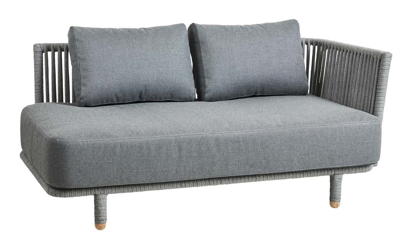 Moments 2-Sits Soffa Höger från Vålamagasinet Soffor och fåtöljer utemöbler, Cane-line, Image-1