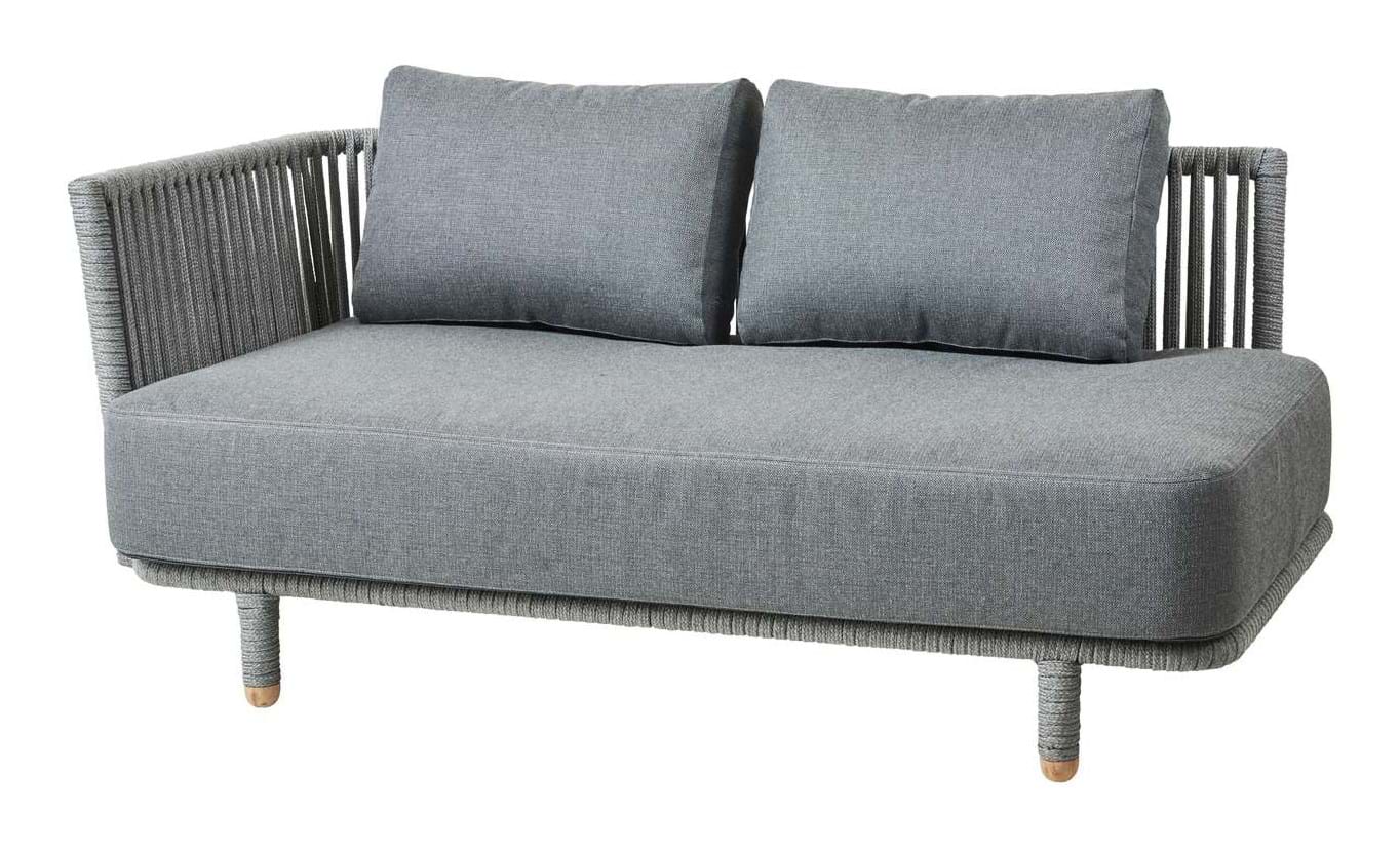 Moments 2-Sits Soffa Vänster från Vålamagasinet Soffor och fåtöljer utemöbler, Cane-line, Image-1