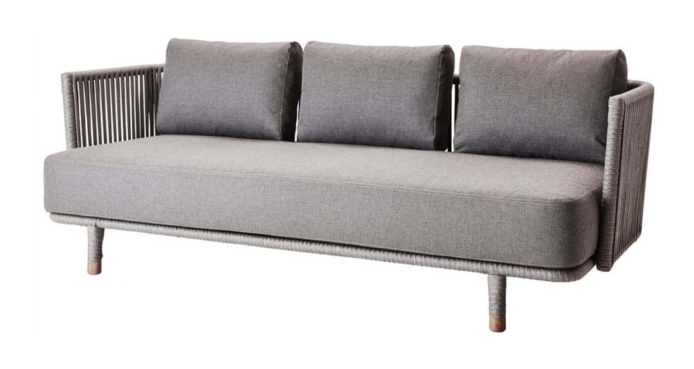 Moments 3-Sits Soffa från Vålamagasinet Soffor och fåtöljer utemöbler, Cane-line, Image-1