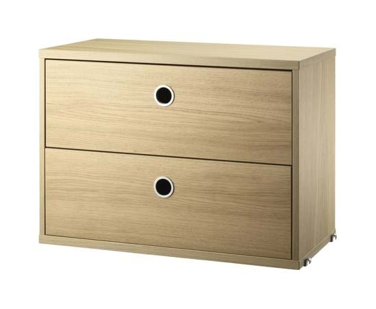 String Skåp/2 lådor 58x30 från Vålamagasinet Hyllor, String, Image-1