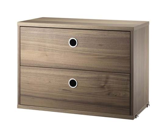 String Skåp/2 lådor 58x30 från Vålamagasinet Hyllor, String, Image-1