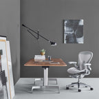 Aeron Re-Mastered Mineral/Blankpolerat från Vålamagasinet Skrivbordsstolar, Herman Miller, Image-2