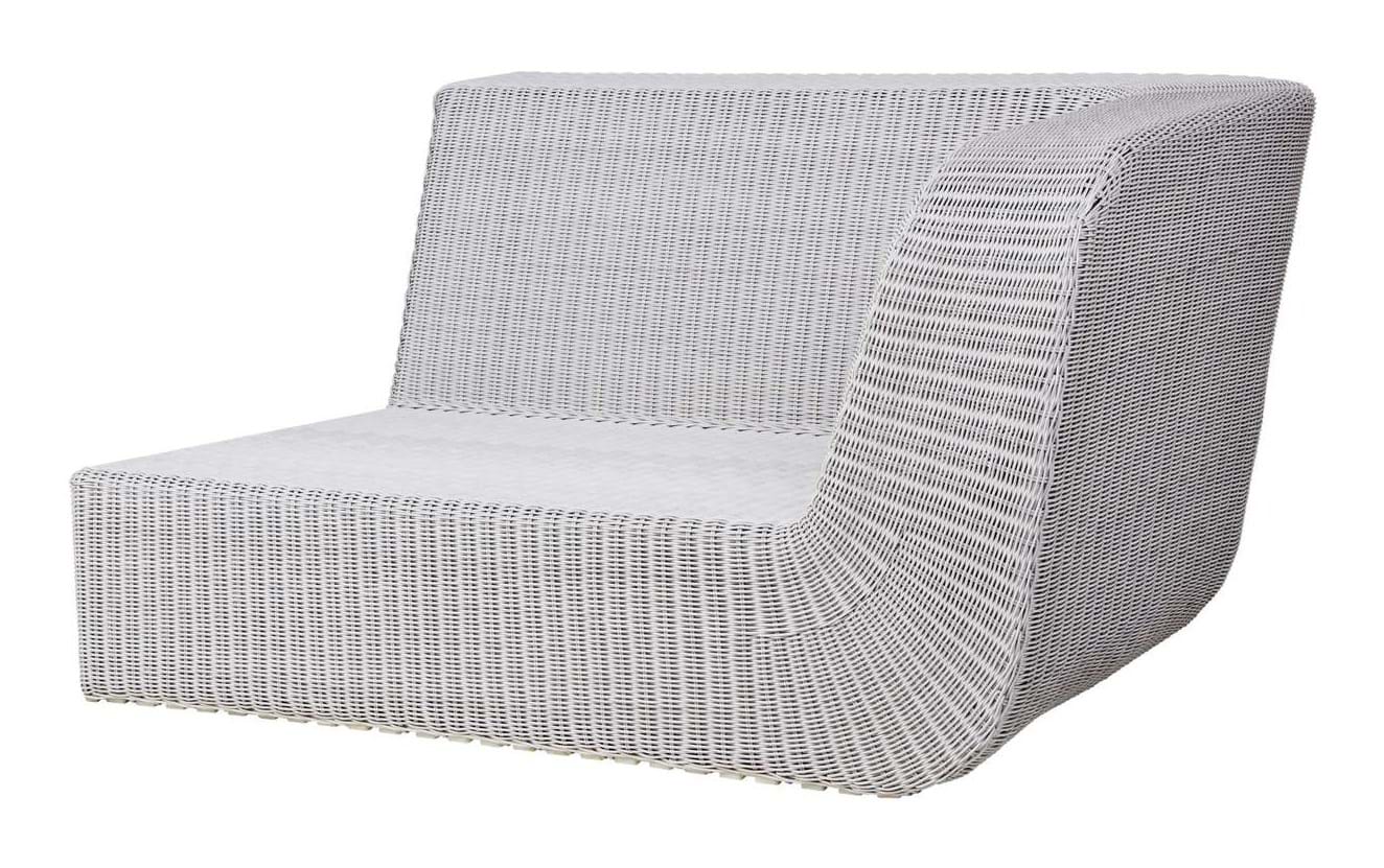 Savannah 2-Sits Soffa Vänster Inkl. Dyna från Vålamagasinet Soffor och fåtöljer utemöbler, Cane-line, Image-1