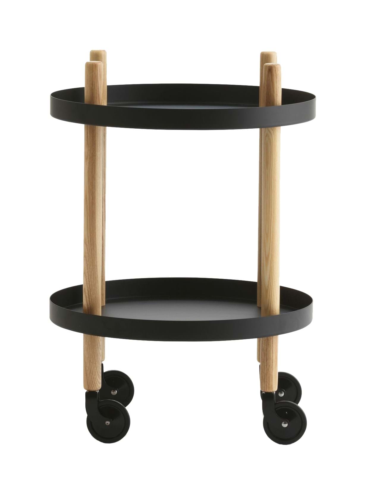 Block Table Ø45 cm från Vålamagasinet Serveringsvagnar och rullbord, Normann Copenhagen, Image-1