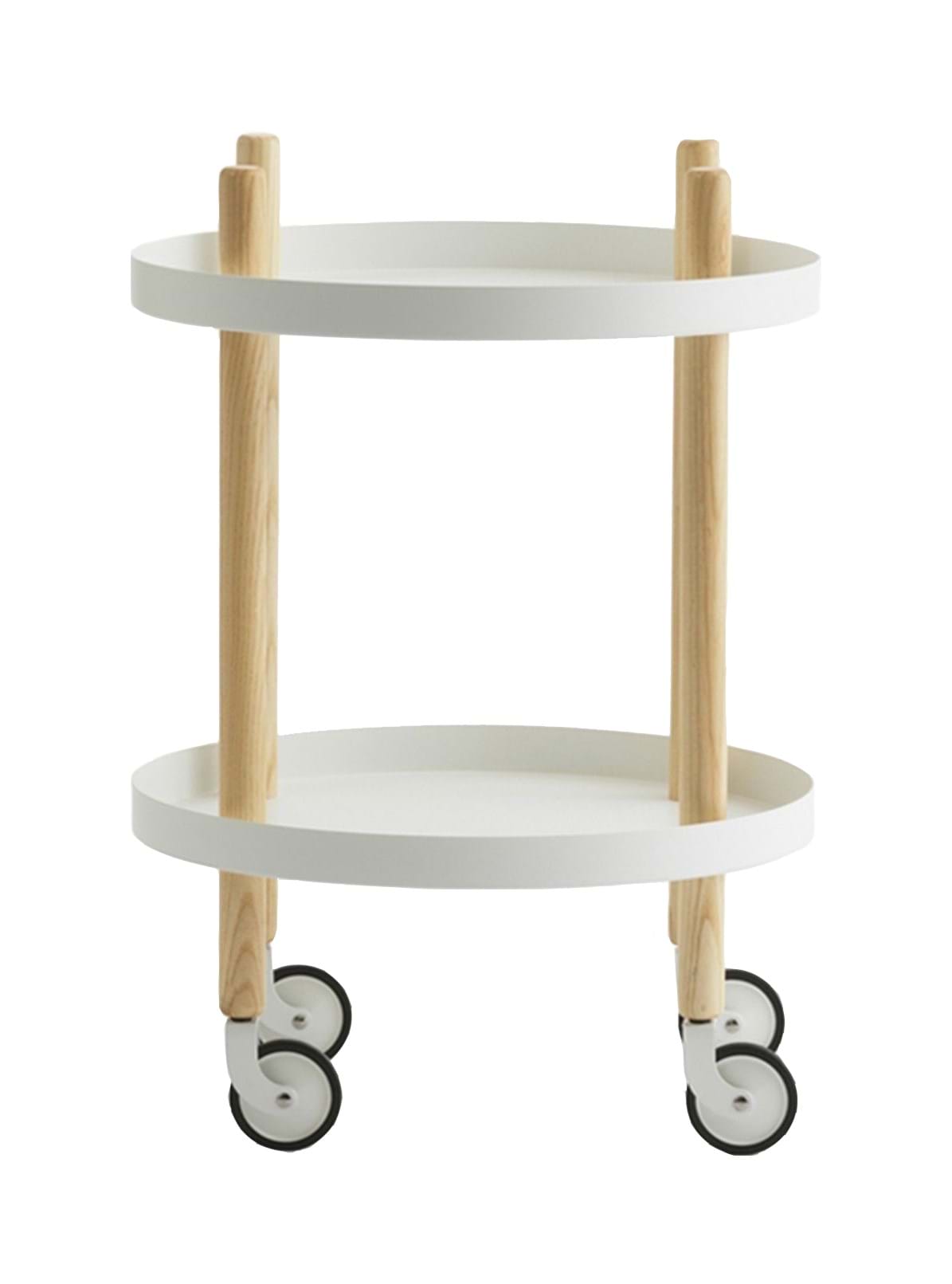 Block Table Ø45 cm från Vålamagasinet Serveringsvagnar och rullbord, Normann Copenhagen, Image-1