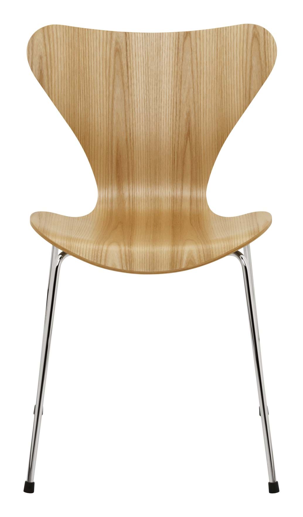 Sjuan 3107 Stol Träfanér från Vålamagasinet Matstolar, Fritz Hansen, Image-1