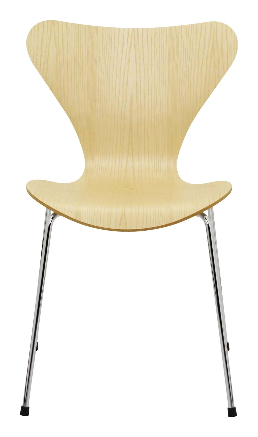 Sjuan 3107 Stol Träfanér från Vålamagasinet Matstolar, Fritz Hansen, Image-1