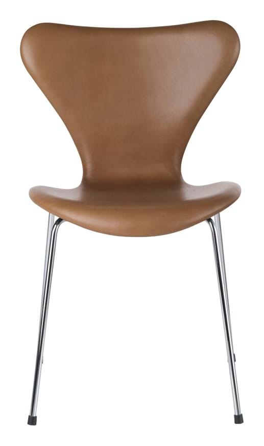 Sjuan 3107 Stol Helklädd från Vålamagasinet Matstolar, Fritz Hansen, Image-1