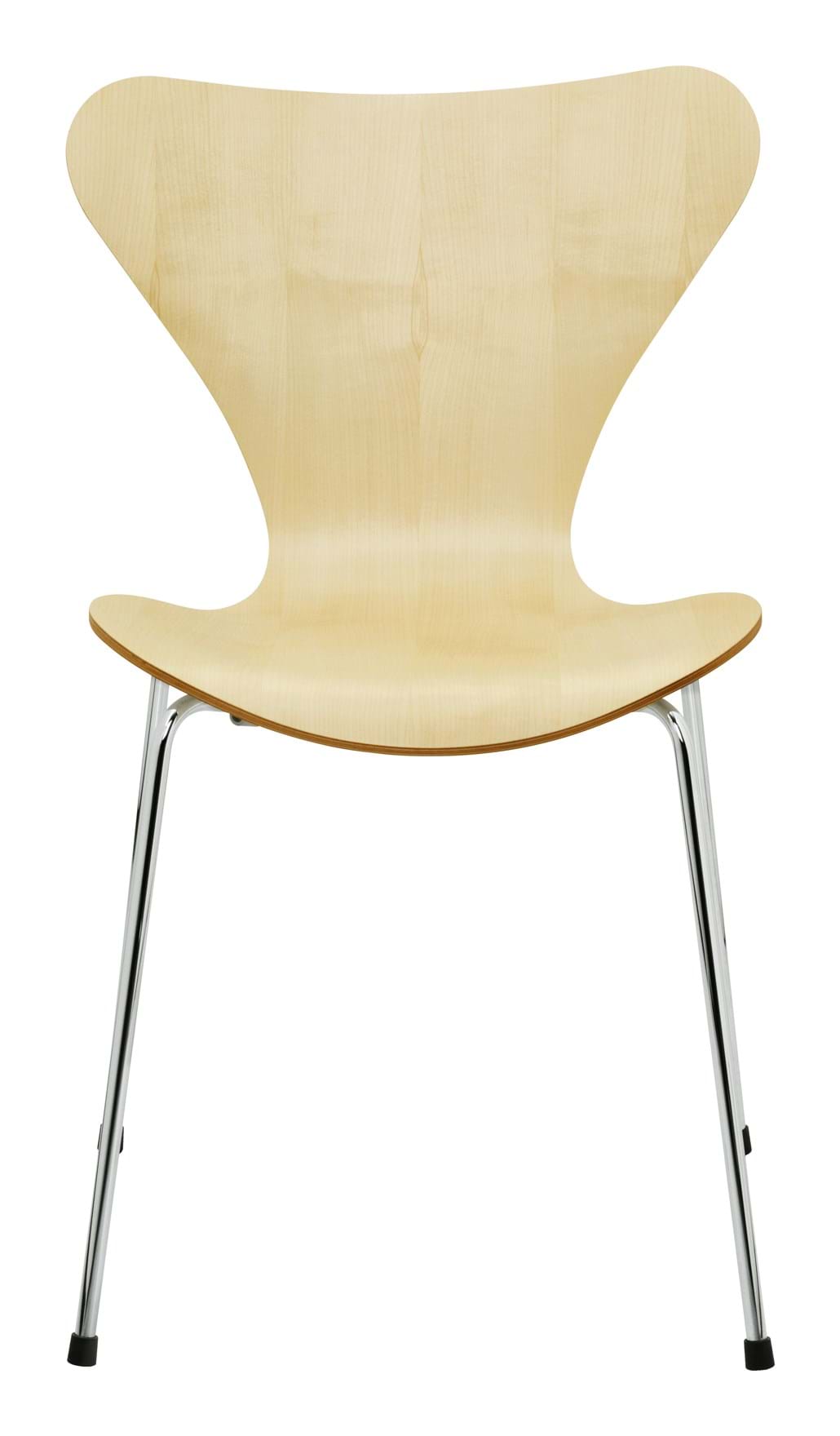 Sjuan 3107 Stol Träfanér från Vålamagasinet Matstolar, Fritz Hansen, Image-1