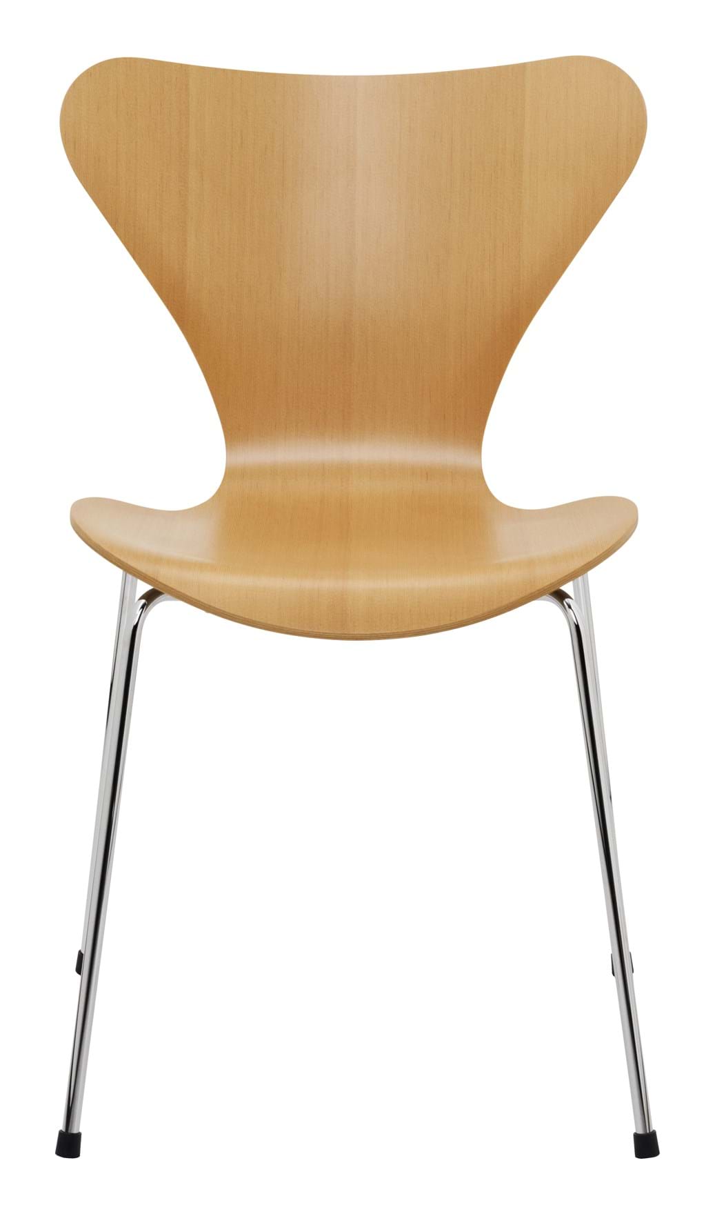 Sjuan 3107 Stol Träfanér från Vålamagasinet Matstolar, Fritz Hansen, Image-1