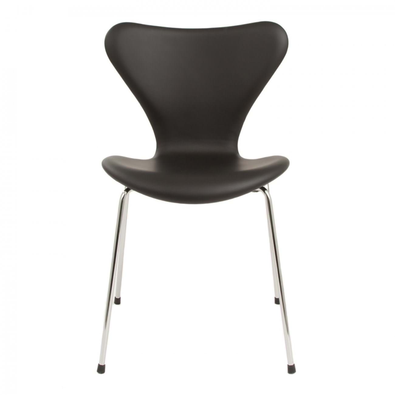 Sjuan 3107 Stol Helklädd från Vålamagasinet Matstolar, Fritz Hansen, Image-1