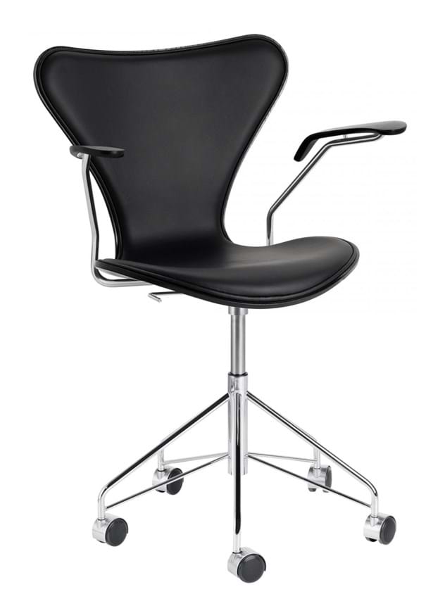 Sjuan 3217 Kontorsstol Framsidesklädd från Vålamagasinet Skrivbordsstolar, Fritz Hansen, Image-1