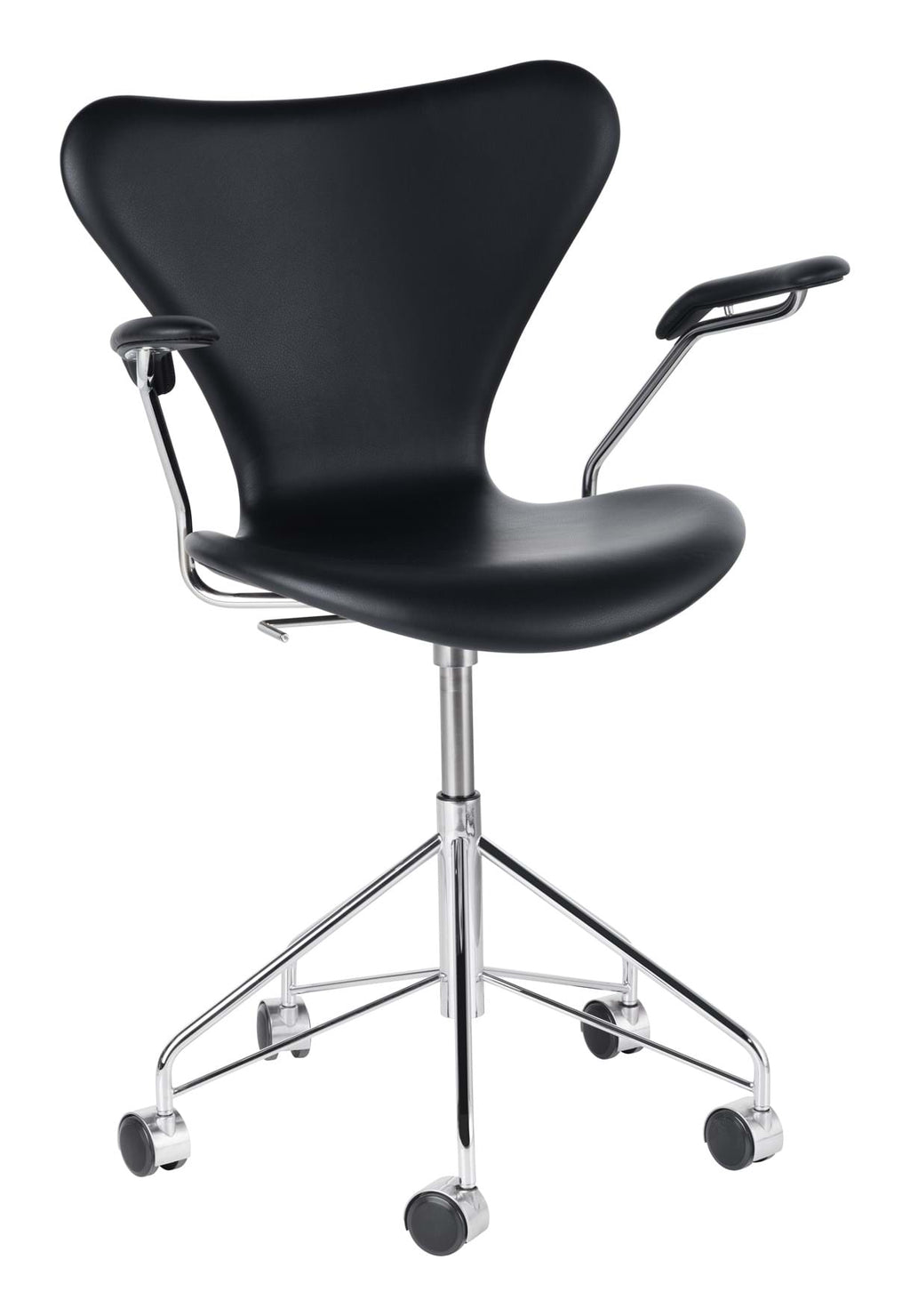 Sjuan 3217 Kontorsstol Helklädd från Vålamagasinet Skrivbordsstolar, Fritz Hansen, Image-1