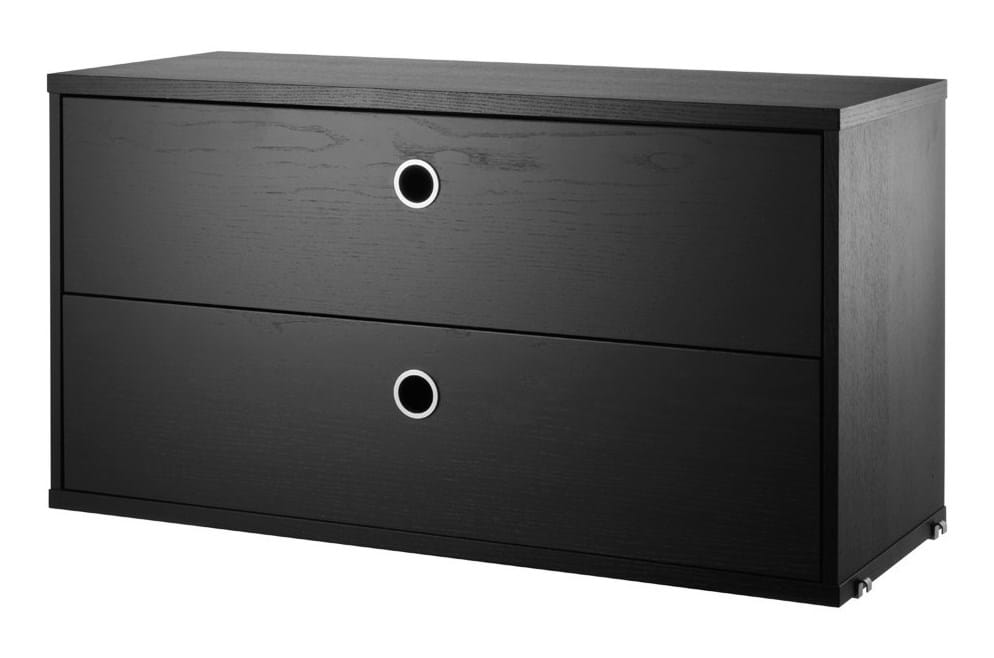 String Skåp/2 lådor 78x30 från Vålamagasinet Hyllor, String, Image-1