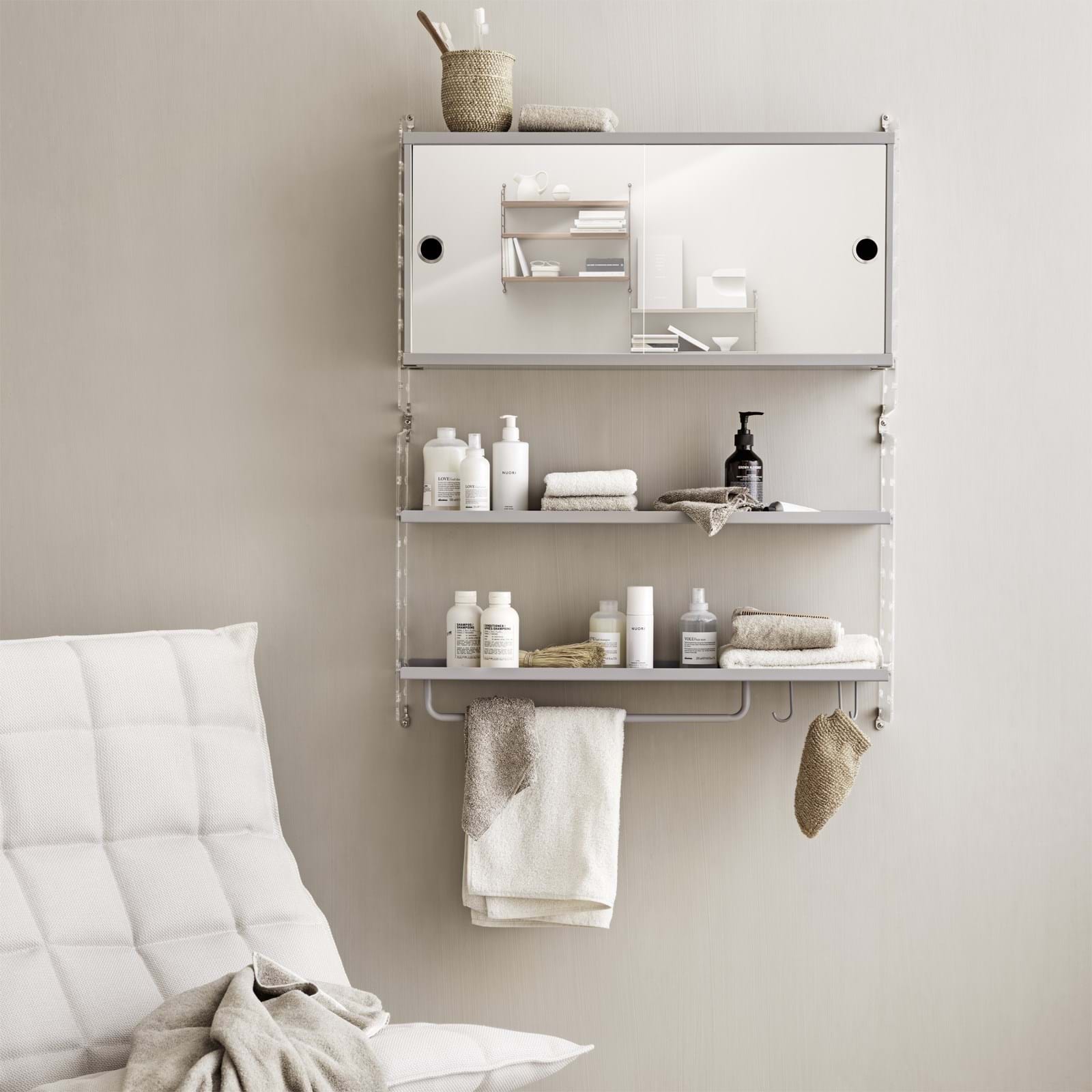 String Skåp/Spegeldörrar 78x20 från Vålamagasinet Skåp och vitrinskåp, String, Image-4