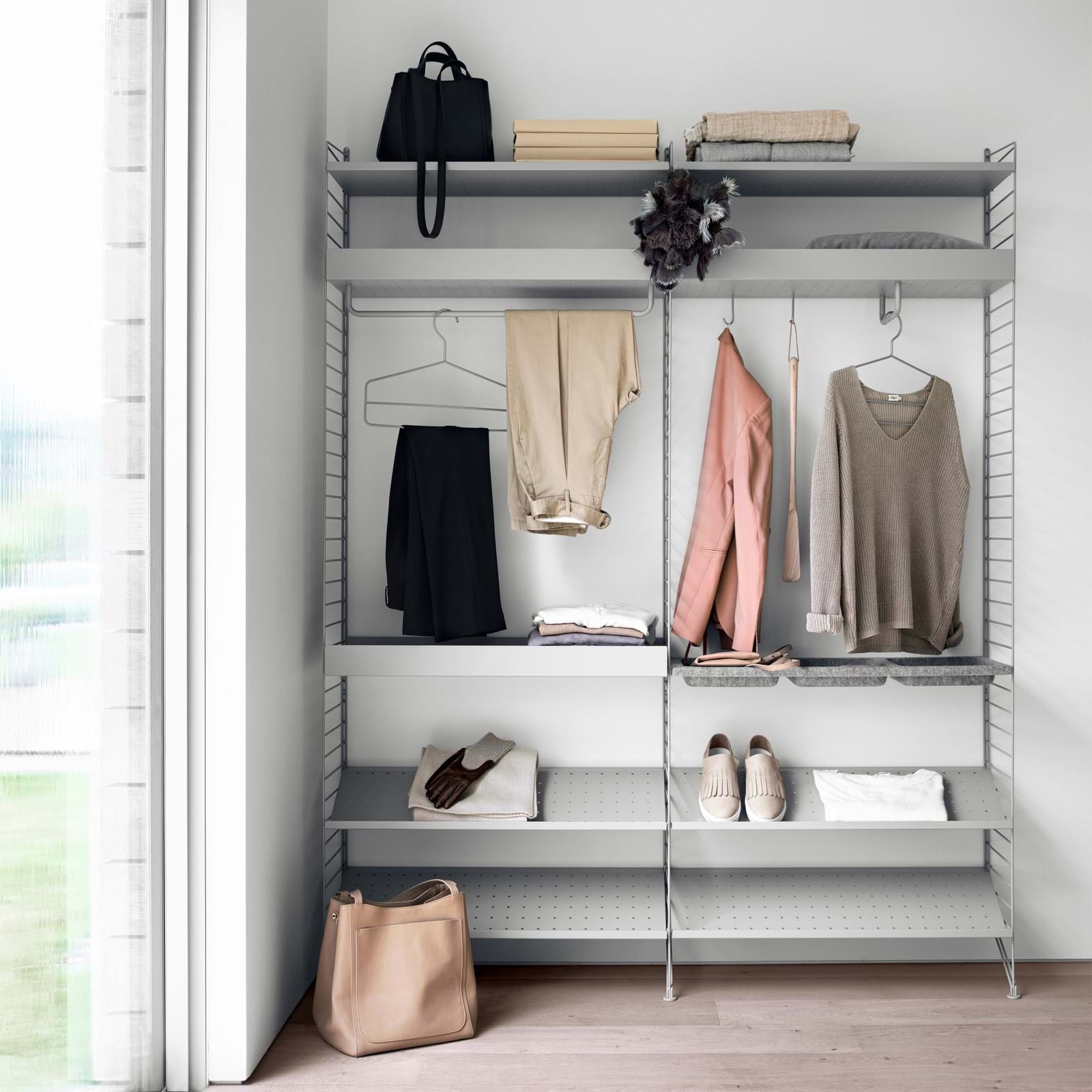 String Hall Kombination H från Vålamagasinet Hatt och skohyllor, String, Image-3