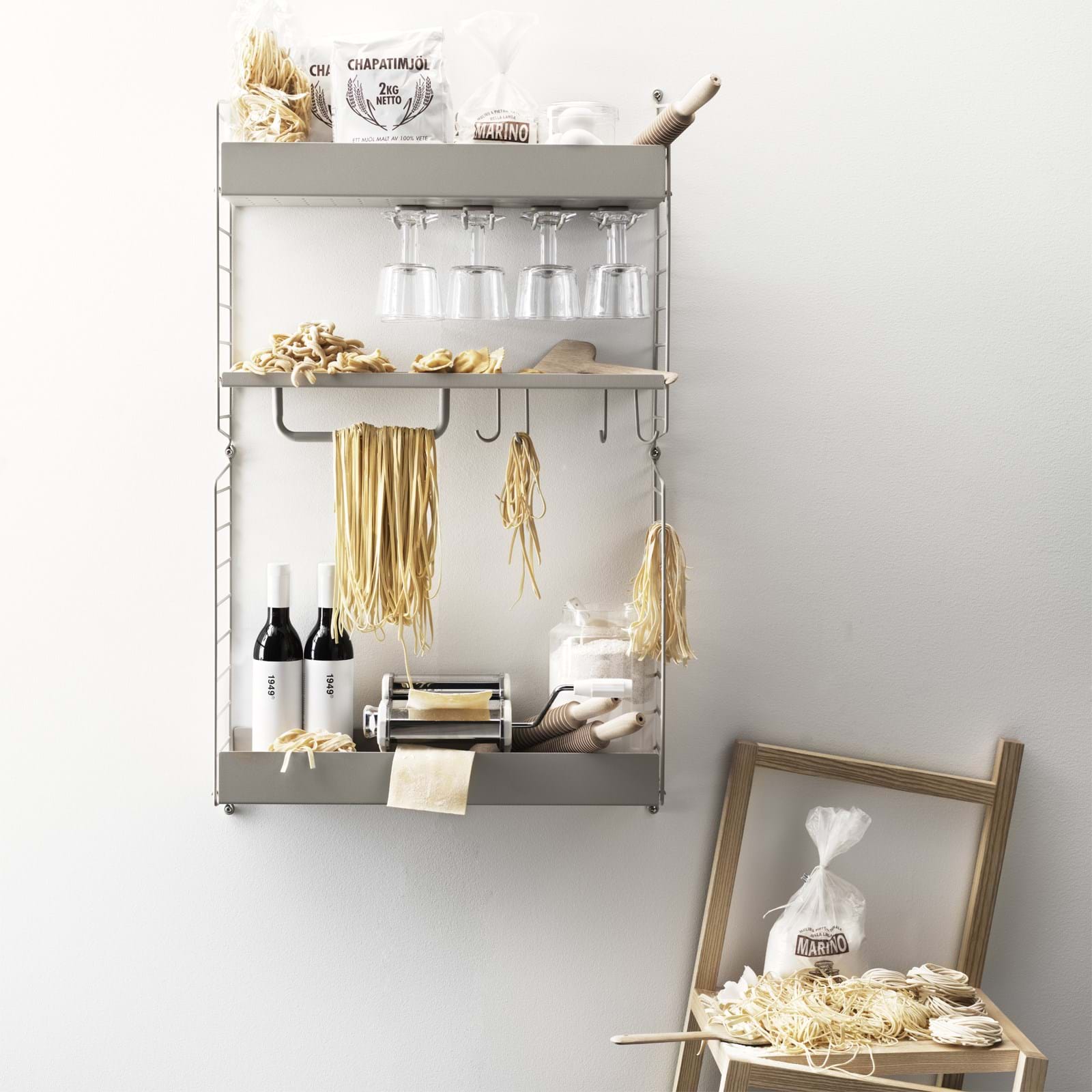 String Väggavel 75x20 1-pack från Vålamagasinet Hyllor, String, Image-4