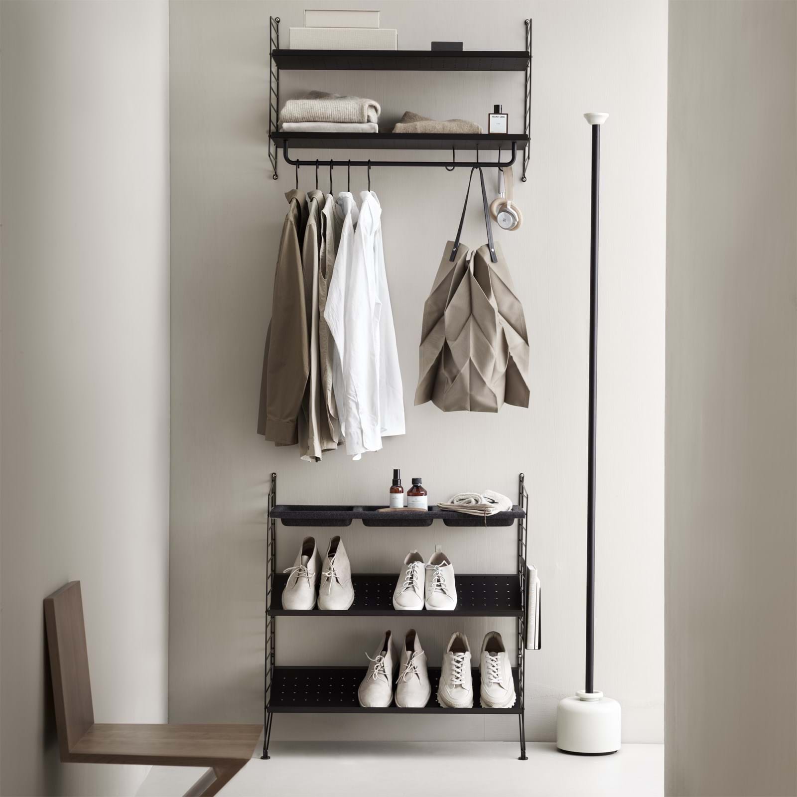 String Stänger För Metallhyllplan 1-pack 58 cm från Vålamagasinet Hyllor, String, Image-2