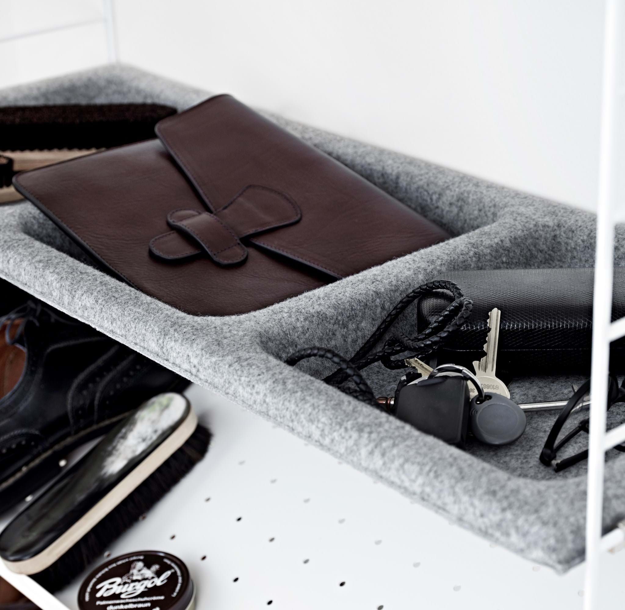 String Skålhylla Filt från Vålamagasinet Hyllor, String, Image-2