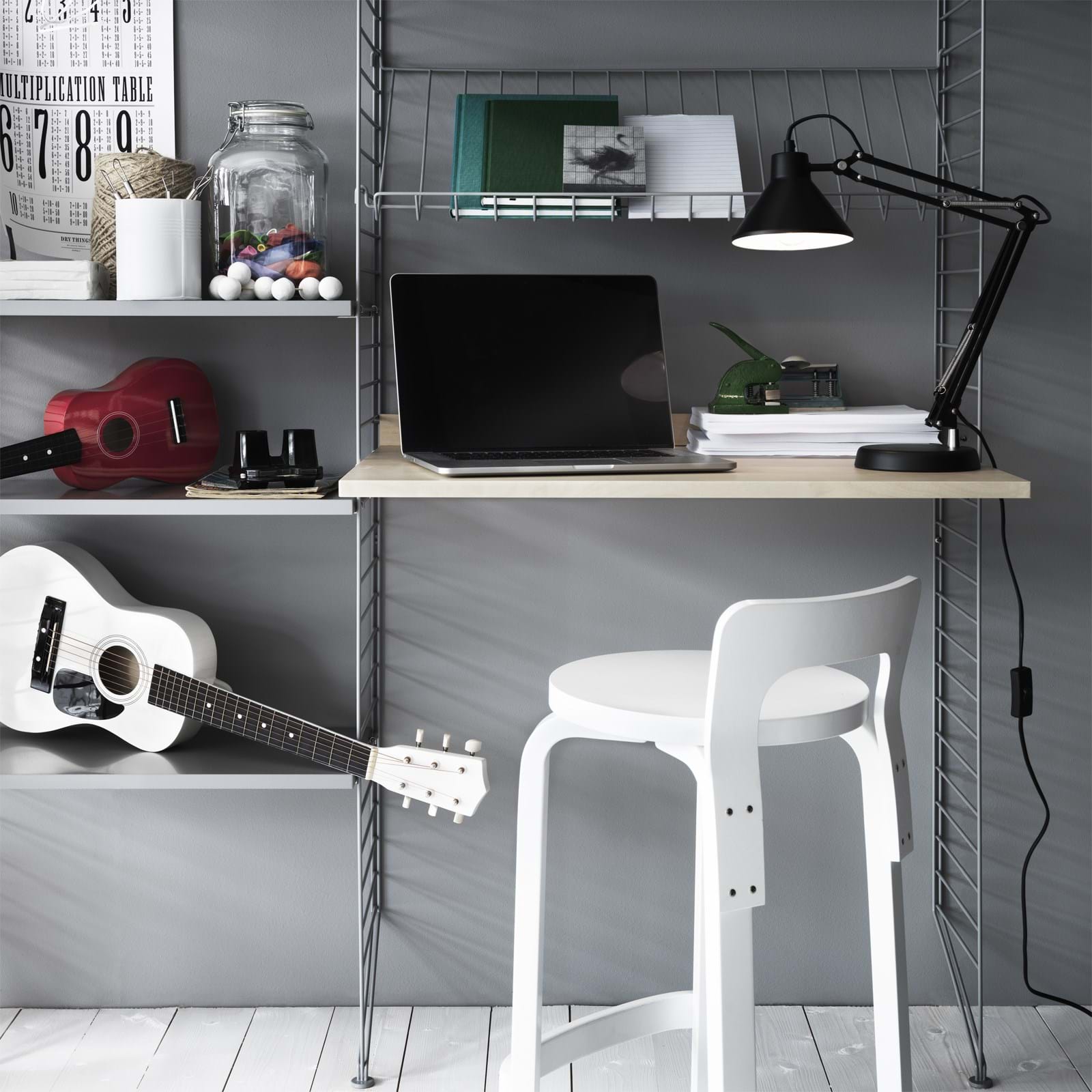 String Tidskriftshylla Tråd från Vålamagasinet Hyllor, String, Image-4