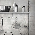 String Krokar För Metallhyllplan 5-pack från Vålamagasinet Hyllor, String, Image-6