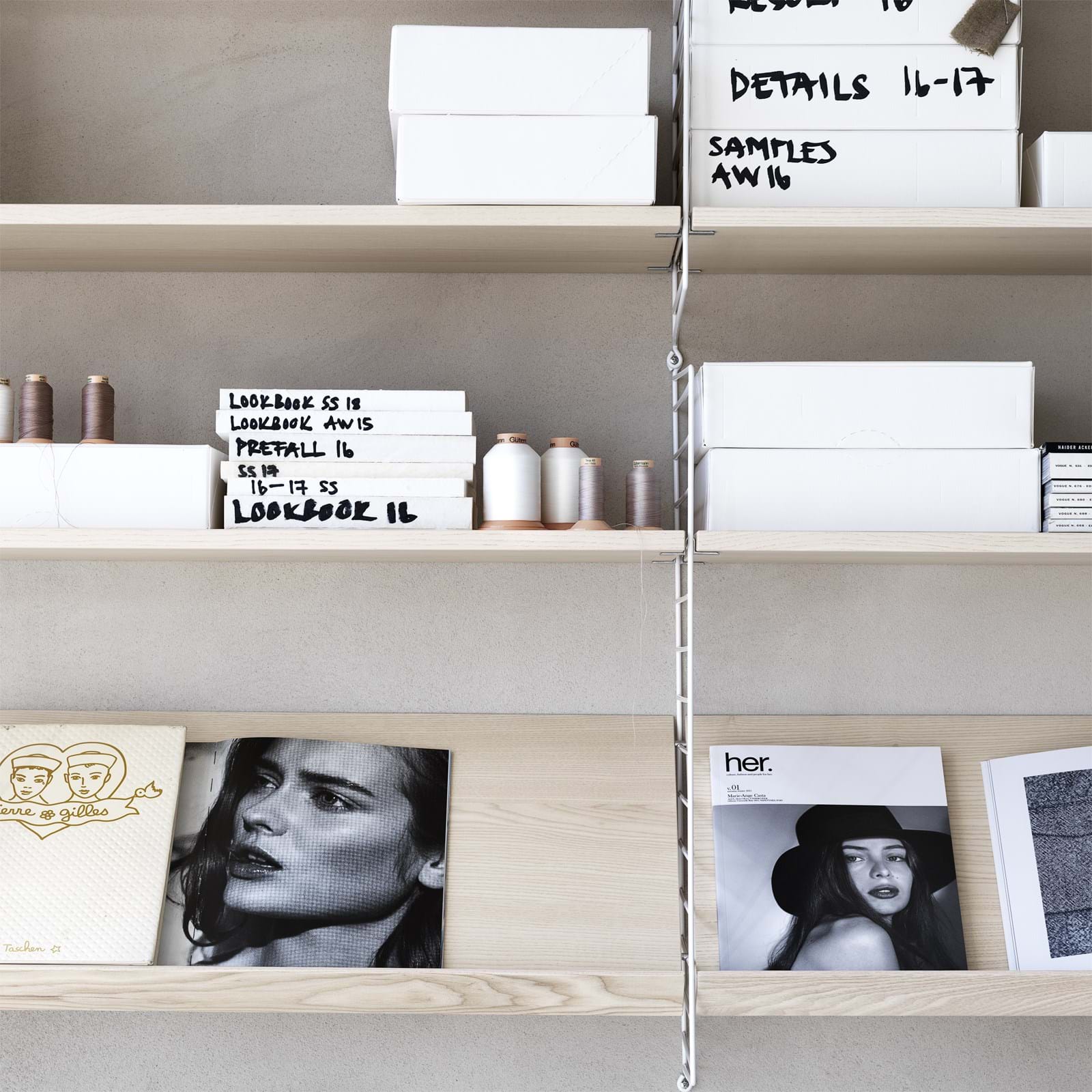 String Hyllplan 78x20 3-pack från Vålamagasinet Hyllor, String, Image-4