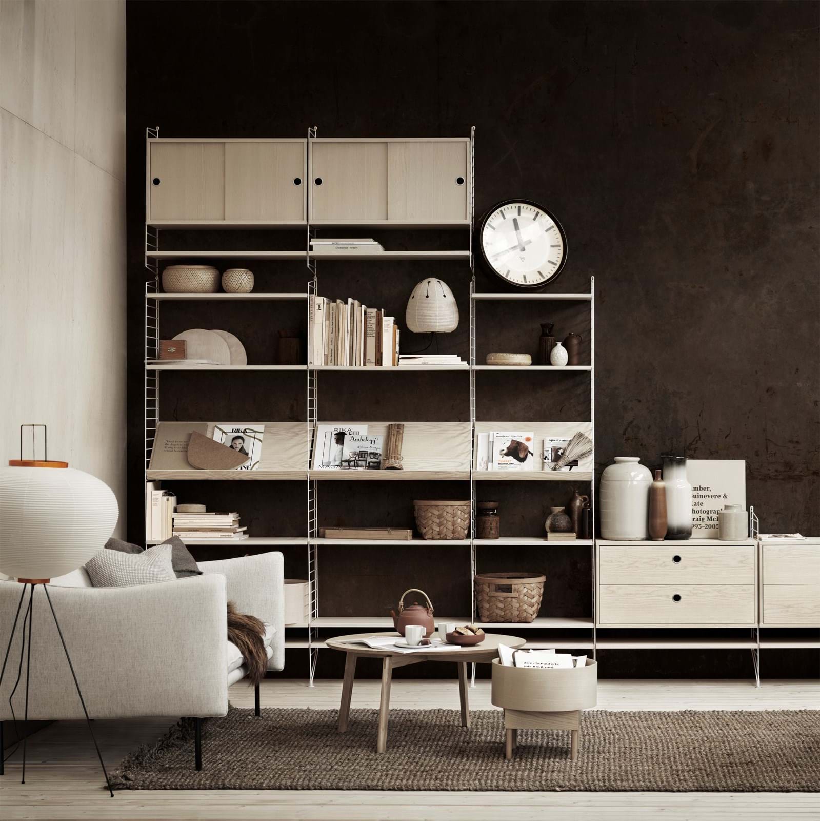 String Hyllplan 58x30 3-Pack från Vålamagasinet Hyllor, String, Image-2