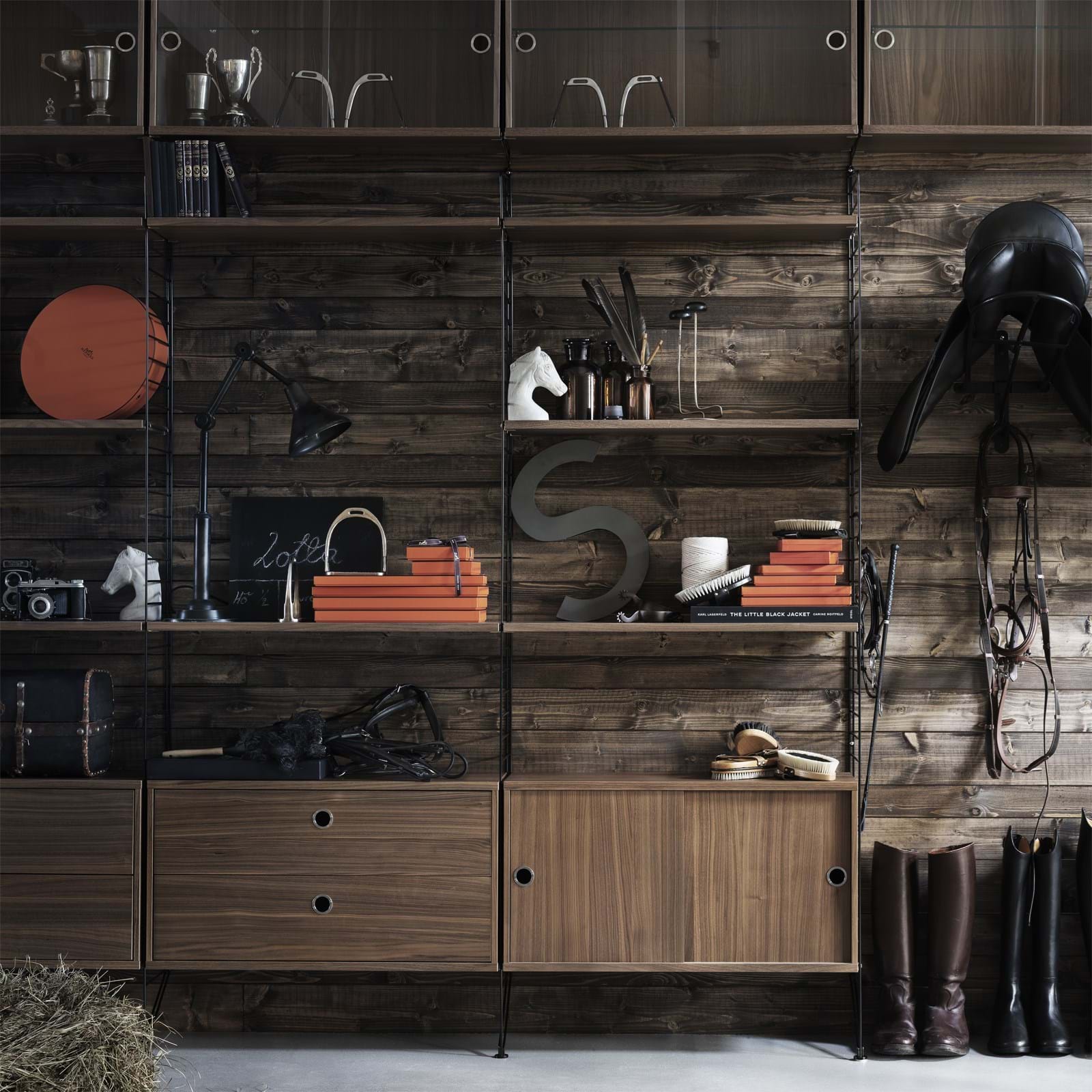 String Skåp/2 lådor 78x30 från Vålamagasinet Hyllor, String, Image-6