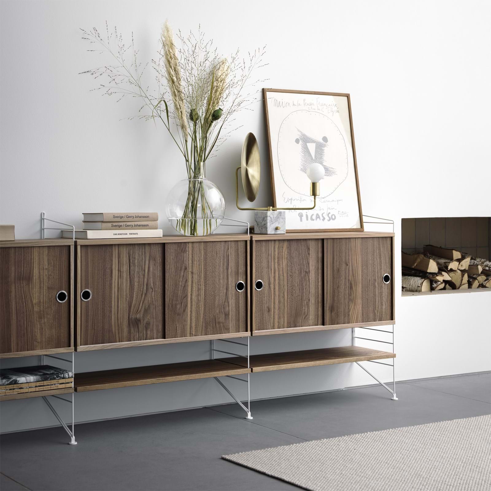 String Skåp/Skjutdörrar 78x20 från Vålamagasinet Hyllor, String, Image-6