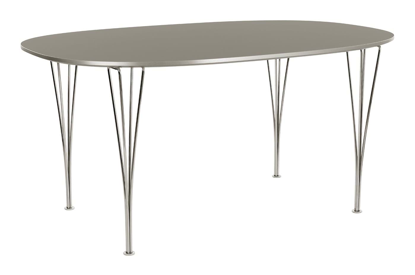 Superellips B611 Matbord 135x90 cm från Vålamagasinet Matbord, Fritz Hansen, Image-1