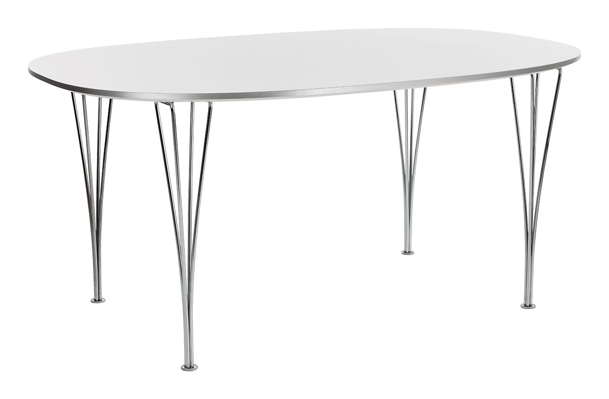 Superellips B611 Matbord 135x90 cm från Vålamagasinet Matbord, Fritz Hansen, Image-1