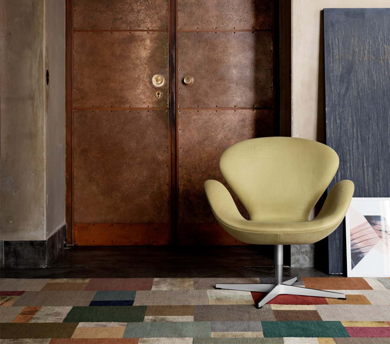 Svanen Fåtölj Läder från Vålamagasinet Fåtöljer, Fritz Hansen, Image-2