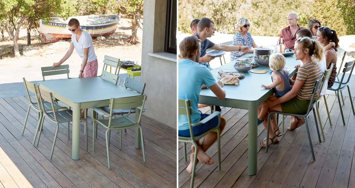 Ribambelle Table 2 Extension från Vålamagasinet Matbord utemöbler, Fermob, Image-3