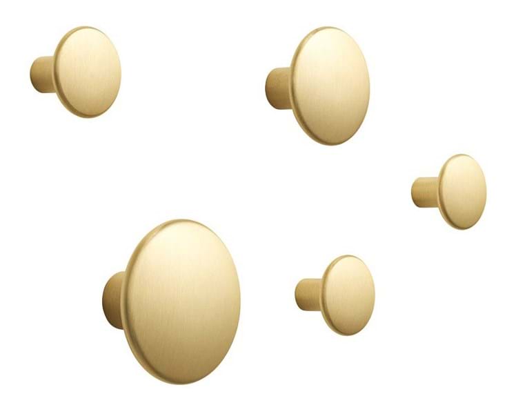 The Dots Set Of 5 Metal från Vålamagasinet Galgar och hängare, Muuto, Image-1