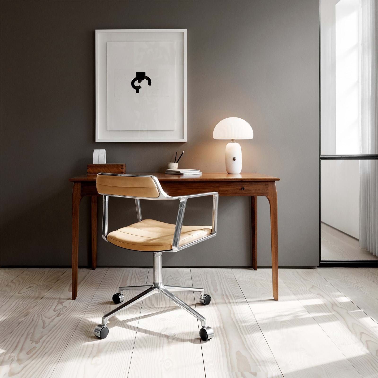 Vipp 452 Snurrstol Med Hjul från Vålamagasinet Skrivbordsstolar, Vipp, Image-4